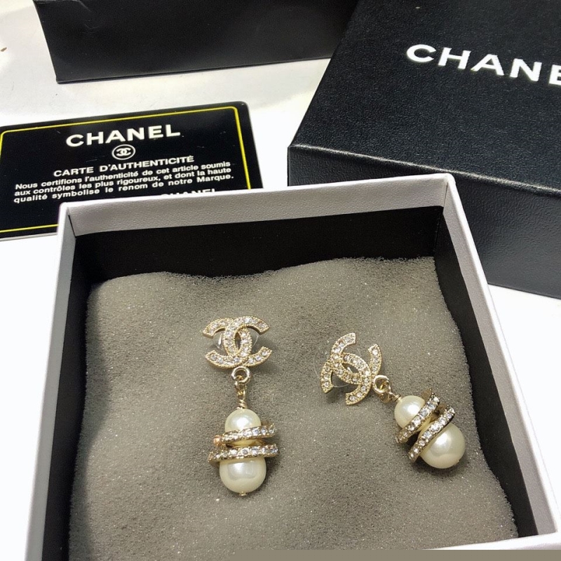 Ch*el earrings
